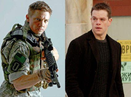 The Hurt Locker, Jeremy Renner, Bourne Supremacy, Matt Damon The Hurt Locker, Jeremy Renner, Bourne Supremacy, Matt Damon